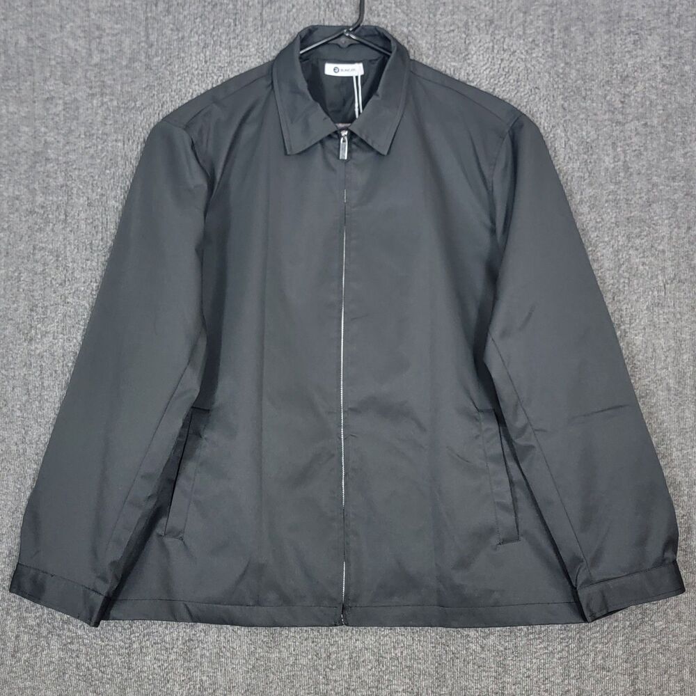 Runcati Jacket Mens XL Black Bomber Full Zip Casual Softshell